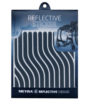 MEYRA Reflective sticker - Zwart