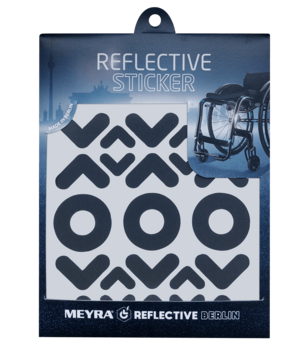 MEYRA Reflective sticker - zwart