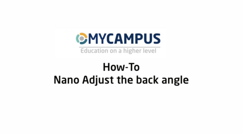 NANO - Adjust the back angle