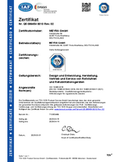 MEYRA - ISO certificaat