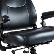 Geveerd comfort stoelsysteem, veel beenruimte en traploze stoelverstelling MEYRA - Geveerd comfort stoelsysteem, veel beenruimte en traploze stoelverstelling